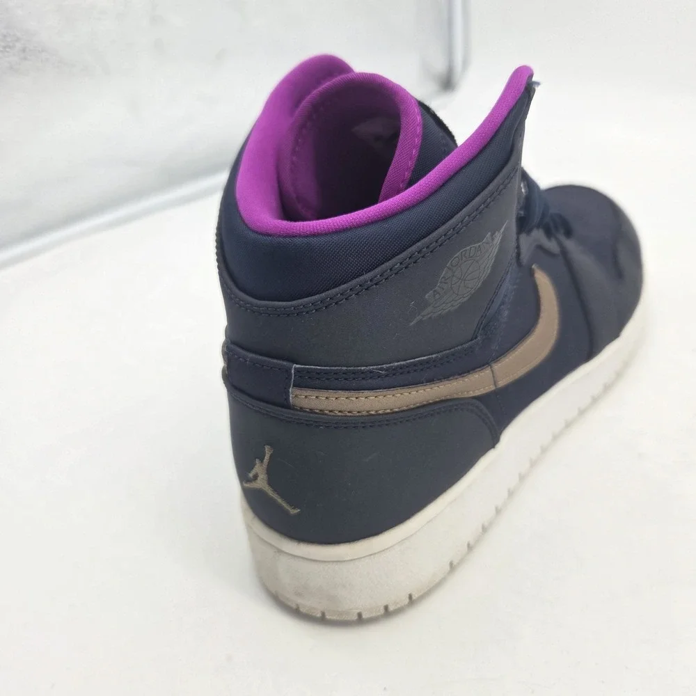 Nike Air Jordan 1 Retro Hi GS Maya Moore Blue Basketball Shoes 9.5Y